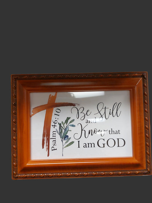 BE STILL AND KNOW MUSIC BOX