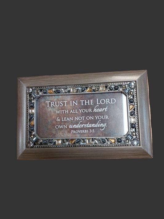TRUST IN THE LORD MUSIC BOX