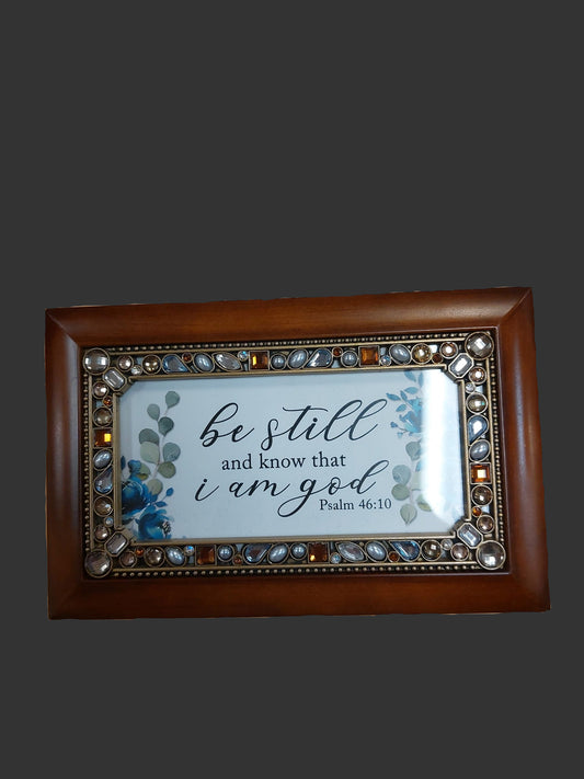 BE STILL AND KNOW MUSIC BOX