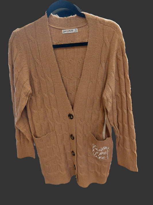 FAITH HOPE LOVE CARDIGAN
